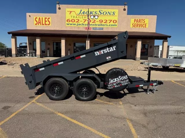 2026 Norstar 10X60 IronBull Dump, 3K GVWR, 20" Sides Dump Trailer