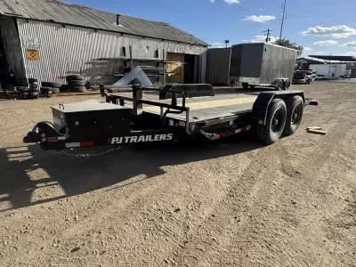 2025 PJ Trailers 16x83x6" Channel 14K GVWR, Equipment Tilt Equipment Trailer