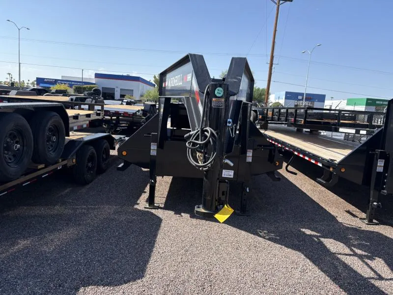 2026 Norstar 40x102 IronBull Goosneck Tandem Duals,  25,900K GVWR, Deckover, Slide In Ramps Equipment Trailer