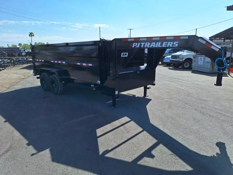 2026 PJ Trailers 16x83 Tandem Axle, 15K GVWR, Gooseneck Low Pro Dump, 48" Sides Dump Trailer