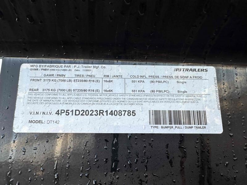 new Dump Trailers PJ Trailers  for sale, in Glendale, AZ Thumbnail 9