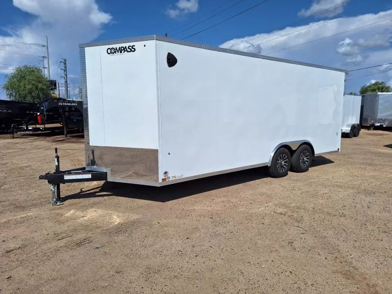 2026 Compass 20x8.5 Jasper SE Car Hauler, 10K GVWR, Ramp Door Cargo / Enclosed Trailer