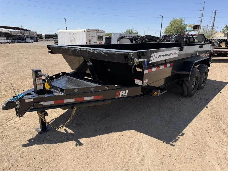 2026 PJ Trailers 16x83 Tandem Axle, 15.4K GVWR, Low Pro Telescopic Dump, 24" Sides Other Trailer