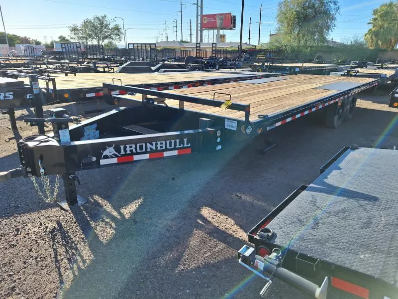 2023 Norstar 24x102 USED Ironbull Tand Ax, 14K 10" I-Beam, Deckover Equipment Trailer