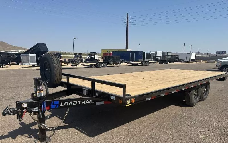 2024 Load Trail 20x102 Tandem Axle, 14K GVWR, Deck Over, Slide in Ramps Equipment Trailer