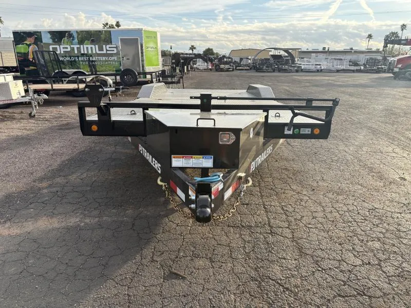 2026 PJ Trailers 22x102x6" Channel Tandem Axle, 14K GVWR Super-Wide, Equipment, Slide In Ramps Other Trailer