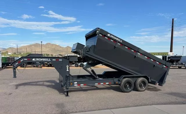 2025 Norstar 16x83 Ironbull Gooseneck, Tandem Axle, Roll Off Chassis, 14K GVWR Dump Trailer