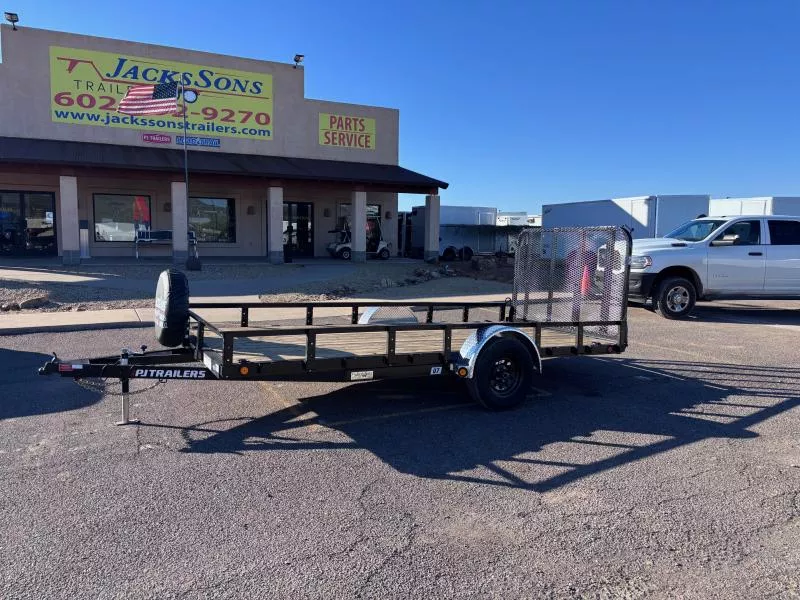 2025 PJ Trailers 14x77 Single Axle, 3K GVWR, Channel Utility Equipment Trailer