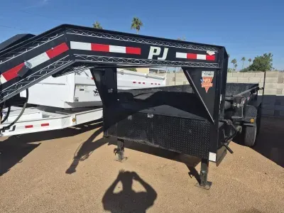 2020 PJ Trailers 14'x83" Low Pro Dump, 2x7000 Dump Trailer