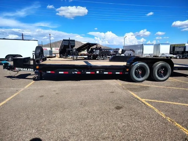 2026 PJ Trailers 22x83" Equipment Tilt, 16K GVWR, 14PLY, Blackwood Deck Equipment Trailer