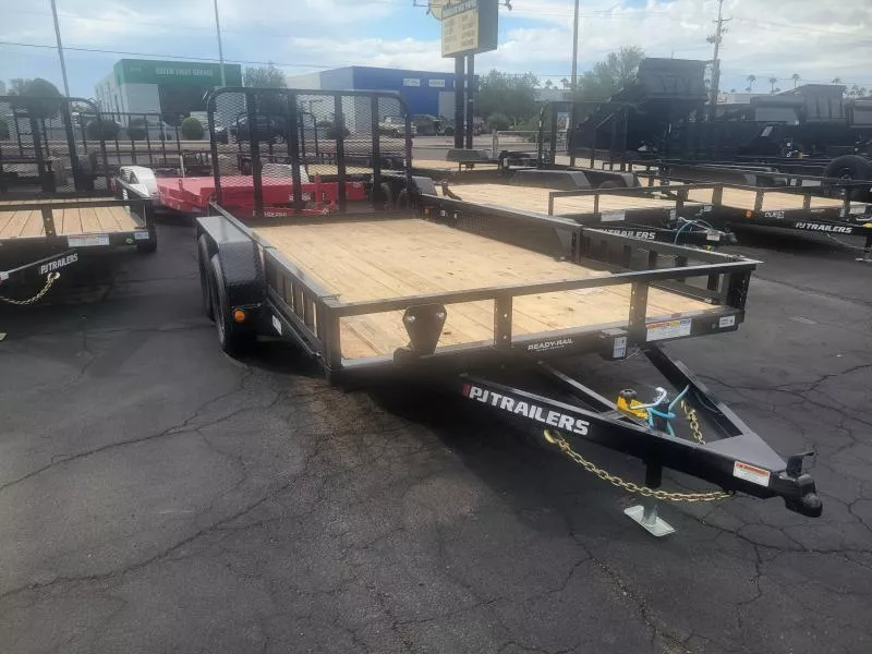 2026 PJ Trailers 14x77 Tandem Axle, 7K GVWR, Channel Utility, ATV Other Trailer