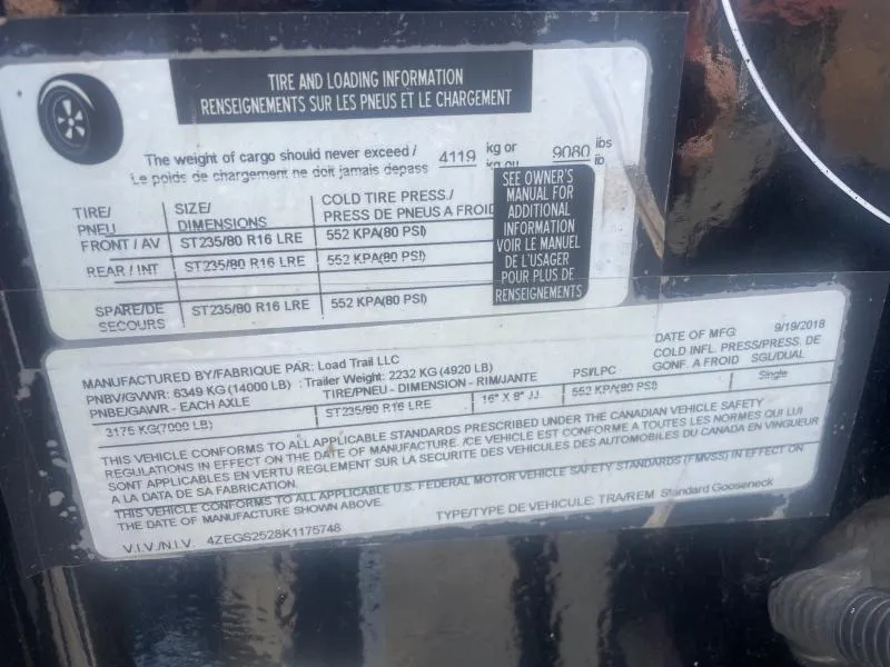 used Equipment / Flatbed Trailers Load Trail  for sale, in Mesa, AZ Thumbnail 3