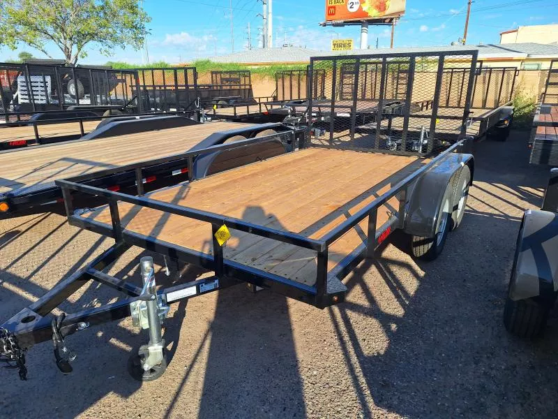 2026 Voyager 12x7 Echo Advantage, 7K GVWR, Tandem Axle ATV Trailer Equipment Trailer