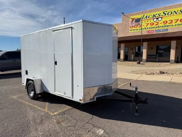 2024 Compass 12X6 INDIGO DLX FT CARGO, WHITE, RD Other Trailer