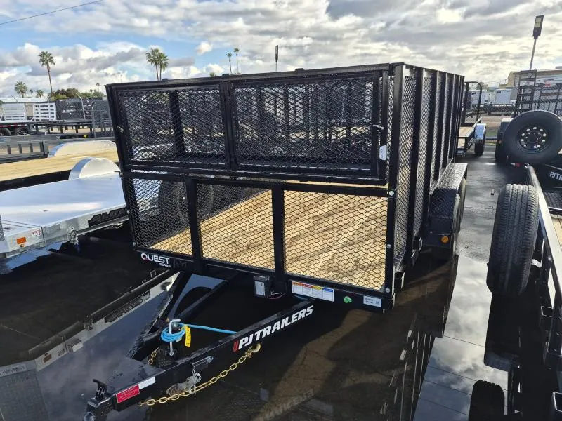 2026 PJ Trailers 14x83 Tandem Axle, 7K GVWR, 4' Exp Sides, Channel Utility Other Trailer