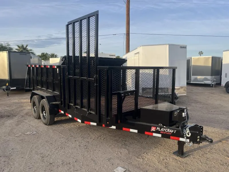 2026 Sun Country 16x7 HD Tandem Dump Landscape Combo, 14K GVWR, 36" sides Other Trailer