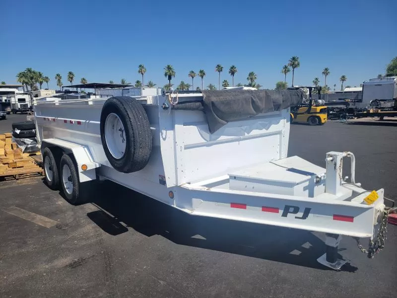2022 PJ Trailers DE: 7x16' HD Low-Pro Dump 36" Sides Other Trailer