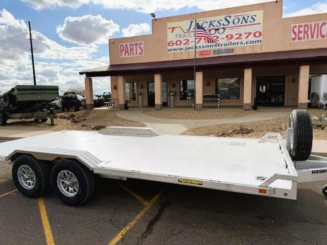 2026 Aluma 18' Heavy Wide Body Drive-Over-Fender Aluminum, 10K GVWR, Tandem Axle-WB18H-TA-EL-DOF-R-RR-RTD Other Trailer