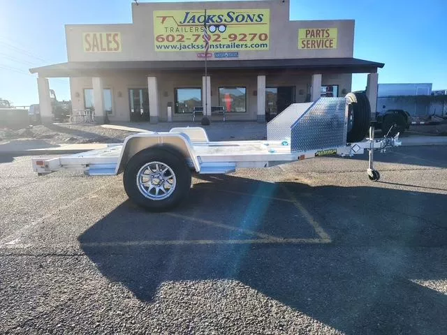2026 Aluma MC210 Motorcycle Trailer, 3K GVWR, Single Axle-MC210S-R-RTD Other Trailer