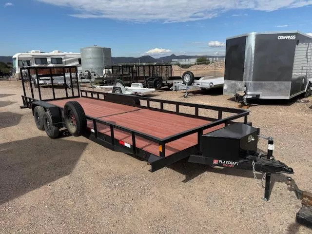 2025 Playcraft 24X83 Tandem Axle Utility, 7K GVWR, Tool Box Other Trailer
