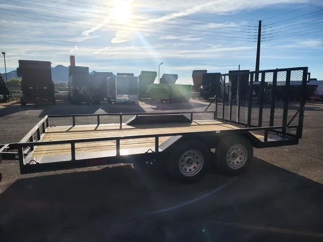 2026 Echo Trailers 14x102" Tandem Axle, 7K GVWR, Drive Over Fenders, Utility Other Trailer