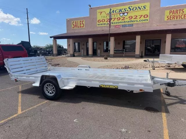 2026 Aluma 15x80 All Aluminum, 4.2K GVWR, Single Axle-8015S-EL-BТ Equipment Trailer