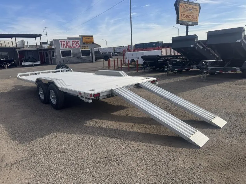 2027 Aluma 18x102 All Aluminum Wide Body, 10K GVWR, Heavy Tandem Axle, Electric Brake, Drive-Over-Fenders, Ramps, RTD (WB18H-TA-EL-DOF-R-RR-RTD) Other Trailer