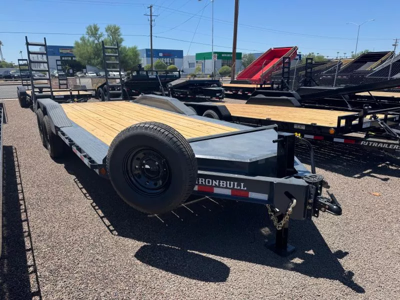 2024 Norstar 20x102 Ironbull Tandem Axle 14K GVWR, Equipment w/Drive Over Fenders, Stand Up Ramps Equipment Trailer