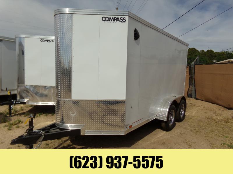 2023 Compass 6' X 12' Tandem Axle Cargo / Enclosed Trailer Flatbed, Dump, Utility and Cargo