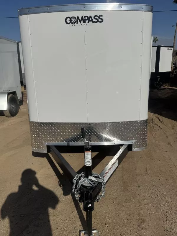 2026 Compass 08x5 Indigo DLX, 3K GVWR, Double Doors Other Trailer