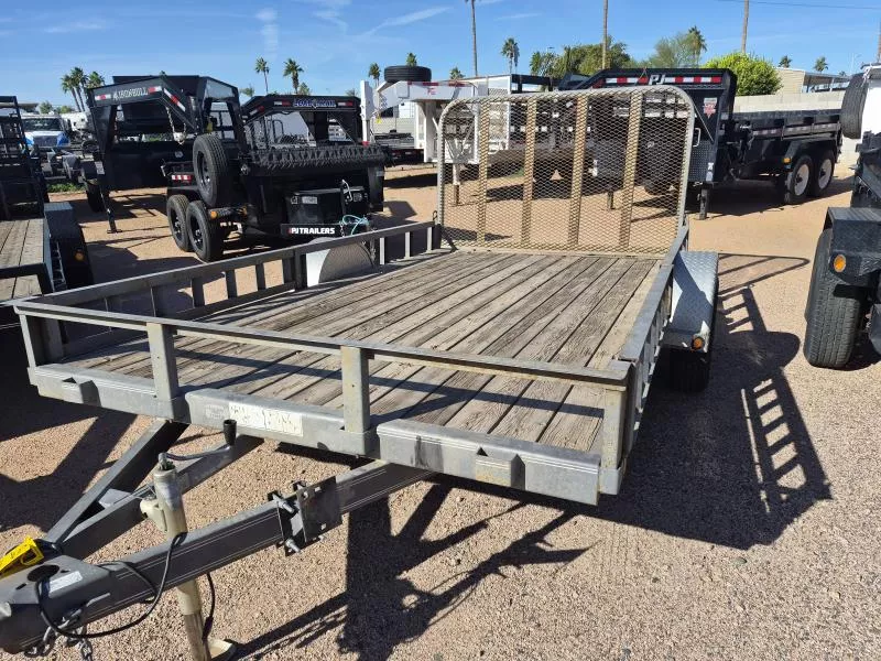 2009 PJ Trailers PJ 83x12 Utility Trailer Side load ramps , ramps gate Other Trailer