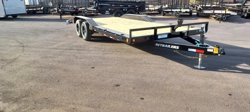2026 PJ Trailers 18x102 Tandem Axle, 10K GVWR, Drive Over Fenders, Buggy Hauler Other Trailer