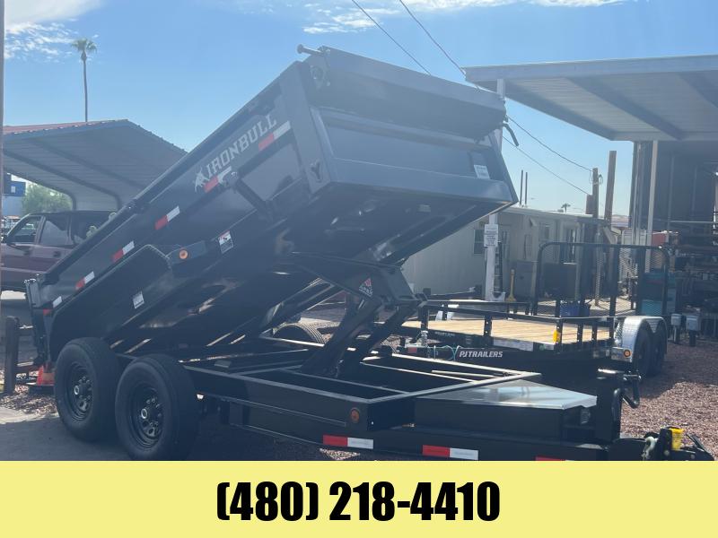 2023 Iron Bull 6x12 Dump Trailer Flatbed, Dump, Utility and Cargo