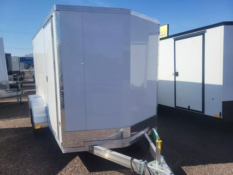 2025 ALCOM 12x6 All Aluminum XLT-P Enclosed 7K GVWR, Ramp Door Cargo / Enclosed Trailer