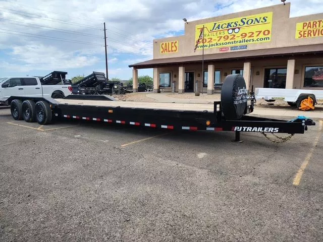 2026 PJ Trailers 34x102, Super-Wide, Drive Over Fenders, 21K GVWR, 14 PLY Equipment Trailer