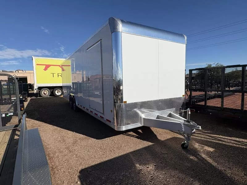2026 ALCOM 28x8.5 All Aluminum NXT Car Hauler, Elite Escape Door, 14K GVWR, Ramp Door Other Trailer