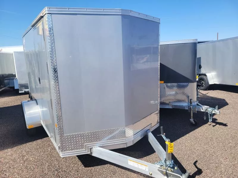 2025 ALCOM 10x6 All Aluminum XLT-P Enclosed 3K GVWR, Ramp Door Cargo / Enclosed Trailer