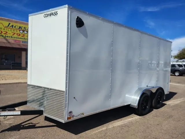 2026 Compass 16x7 Indigo DLX, 7K GVWR, Ramp Door Other Trailer