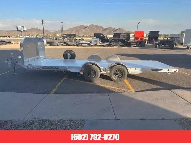 2025 Aluma 16x82 Tandem Axle, 7K GVWR, Low Profile, Tilt (8216LP-TILT) Equipment Trailer 1752700229