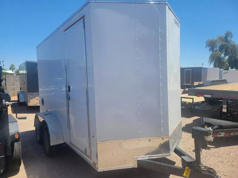 2024 Other 12X6 JASPER FT CARGO, WHITE, RD Cargo / Enclosed Trailer