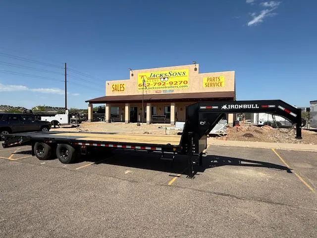 2026 Norstar 25x102 IronBull Gooseneck Tandem Duals, Deckover, 24K GVWR Equipment Trailer