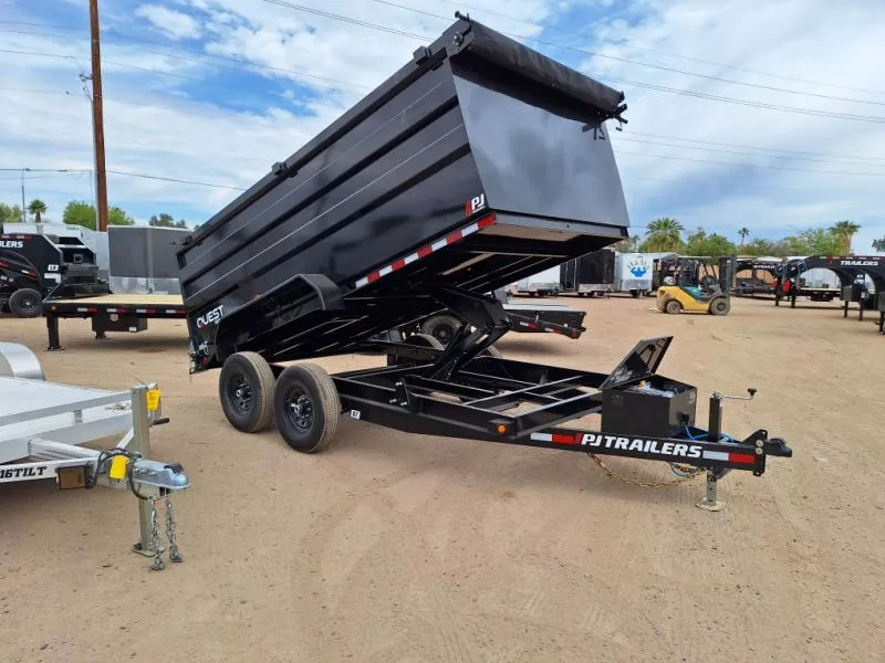 2026 PJ Trailers 14X83 Channel Dump, 4ft Sides Dump Trailer