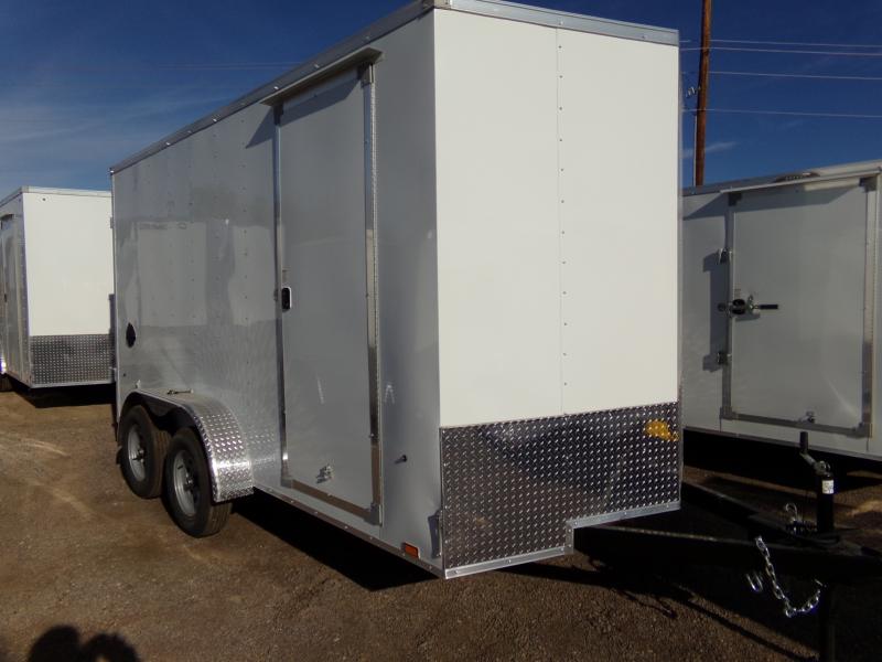 2023 Compass 7X14 TANDEM DOUBLE REAR DOOR Cargo / Enclosed Trailer Flatbed, Dump, Utility and