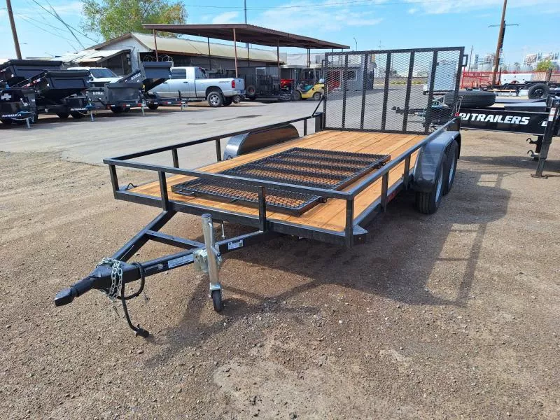 2026 Voyager 14x7 Echo Advantage, 7K GVWR, Tandem Axle ATV Trailer Equipment Trailer