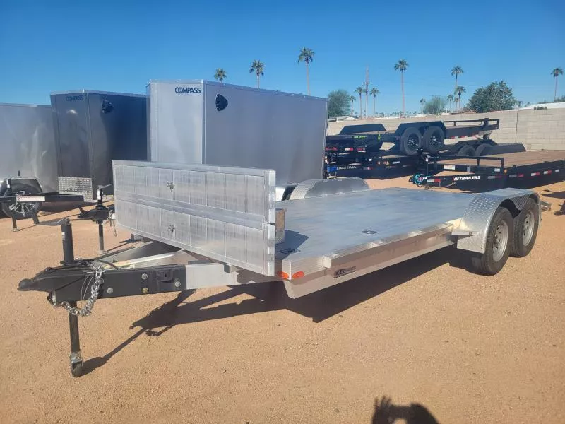 2019 Legend Trailers 18X7 Carhauler, 2x3500 Torsion, Rock Guard, All-Aluminum Other Trailer