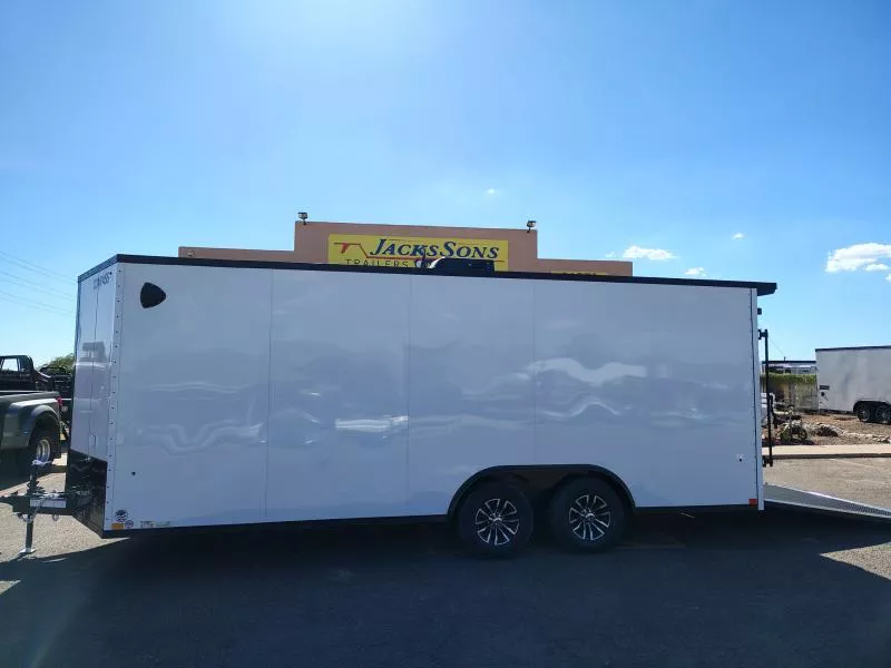 2026 Compass 20X8.5 Jasper SE Car Hauler, 10K GVWR, A/C, Ramp Door Cargo / Enclosed Trailer