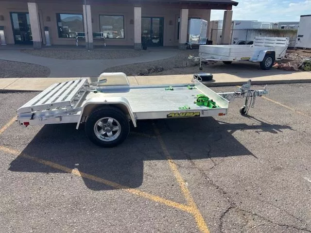 2021 Aluma 10x72 All Aluminum Single Axle, 2.2K GVWR, Utility Equipment Trailer
