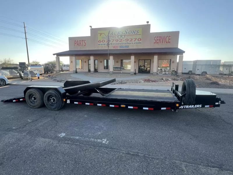 2025 PJ Trailers 24x83 Equipment Tilt, 14K GVWR, 14PLY, Blackwood Deck Equipment Trailer