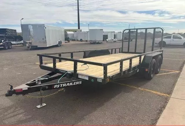 2026 PJ Trailers 12x77 Tandem Axle, 7K GVWR, Channel Utility Other Trailer