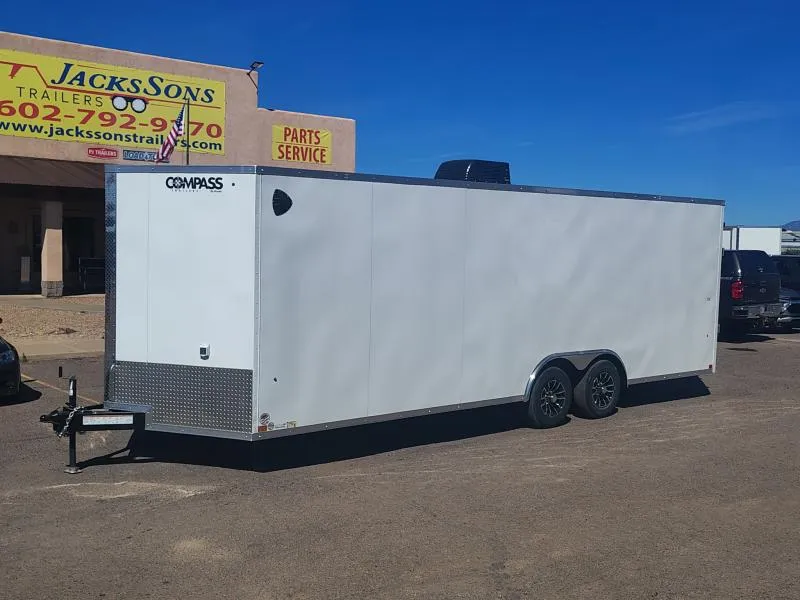 2026 Compass 24x8.5 Jasper SE Car Hauler, 10K GVWR, AC/Heat, Ramp Door Other Trailer